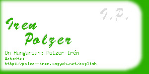 iren polzer business card